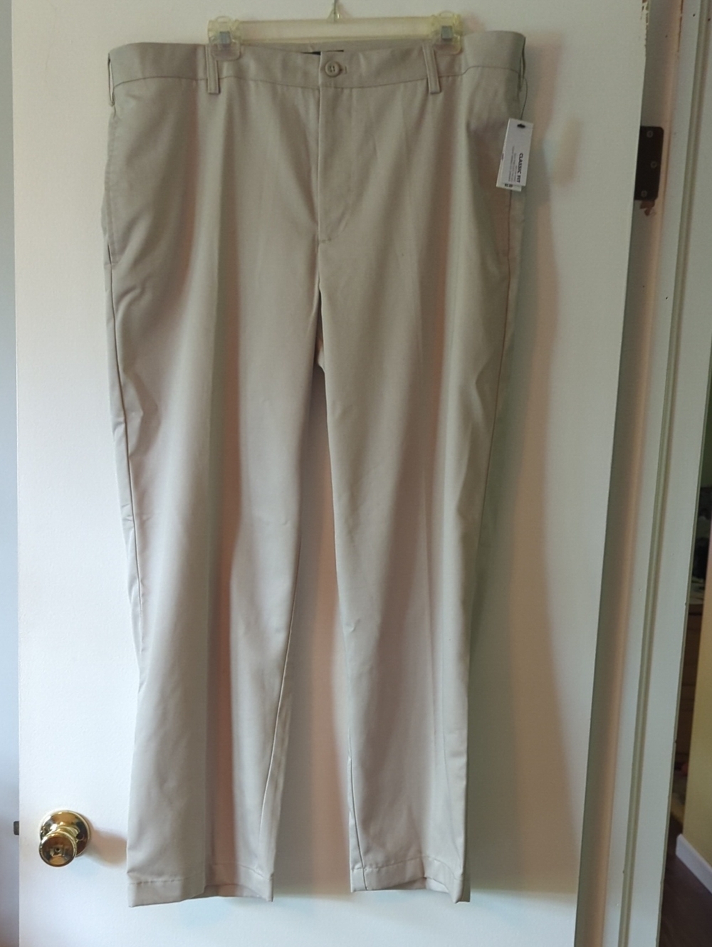 🆕 Van Heusen Men's Chino Pants - Khaki Tan 38 X 30